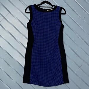 Hutch Midnight Blue Herringbone Dress